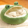 Cama de Rana Acolchada para Gatos