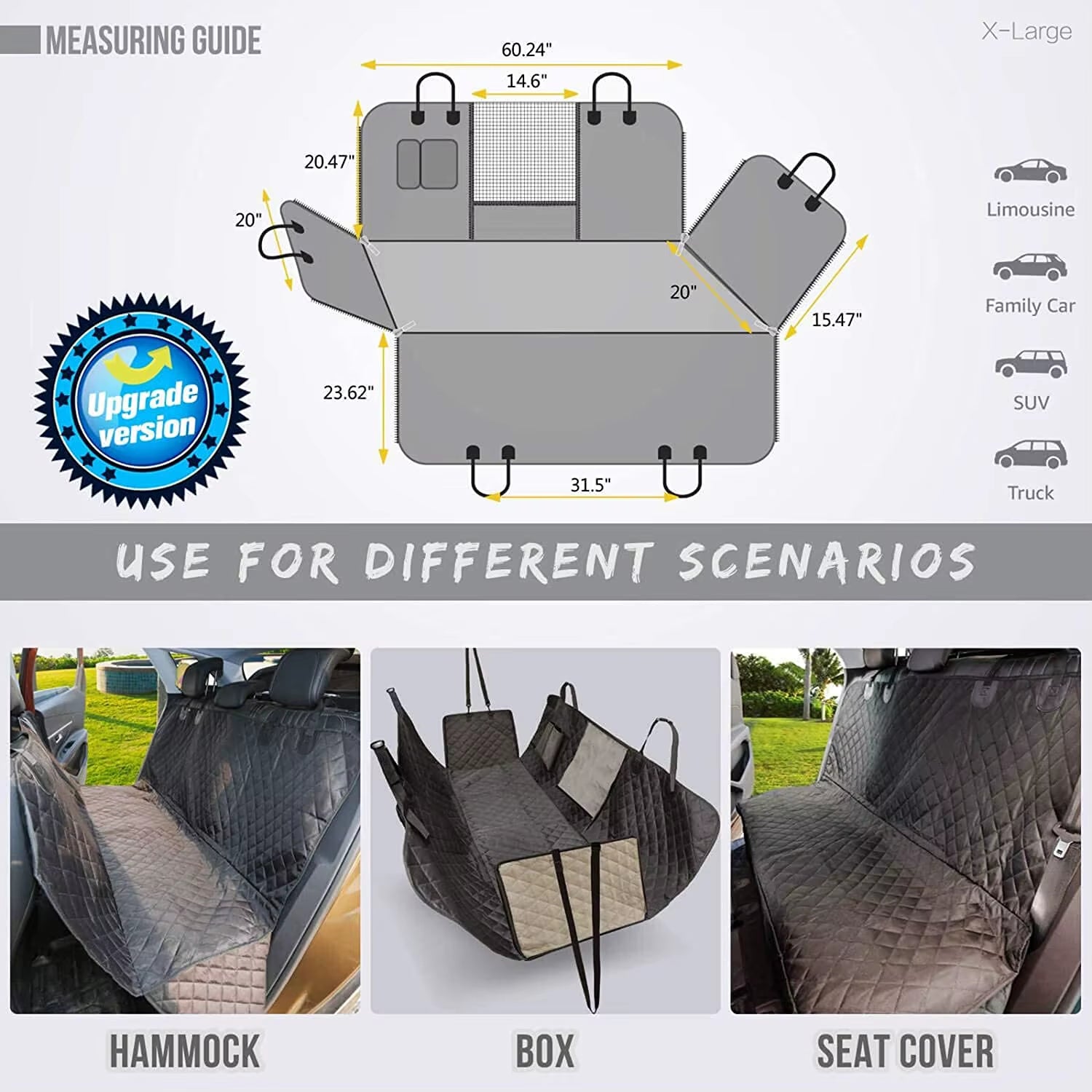 Asiento para perro para coche - vista 7