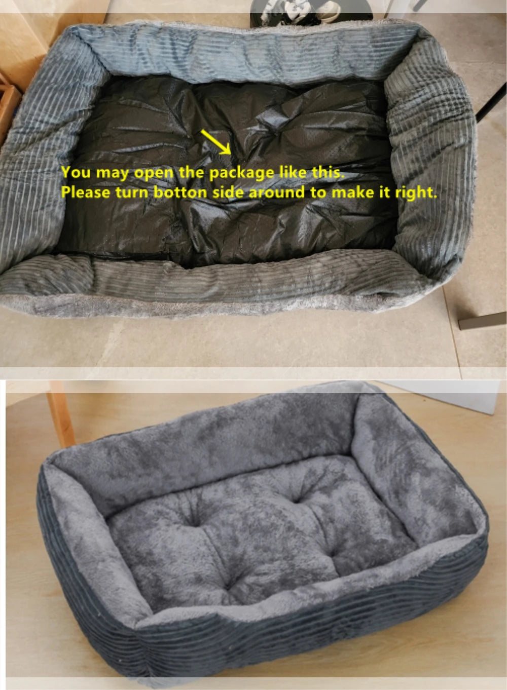 Cama antiestrés suave para mascotas - vista 7