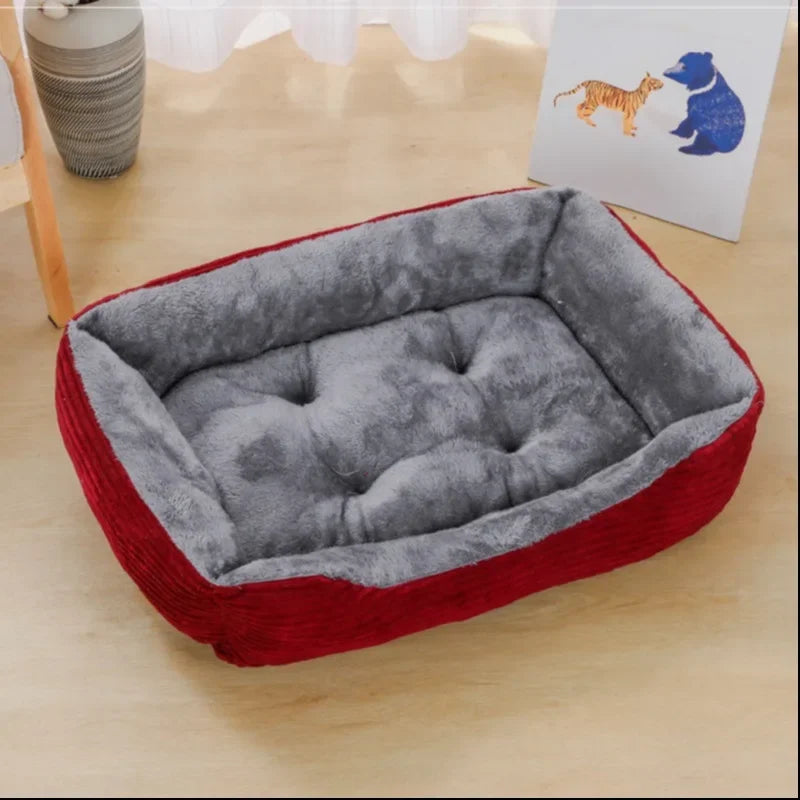 Cama antiestrés suave para mascotas