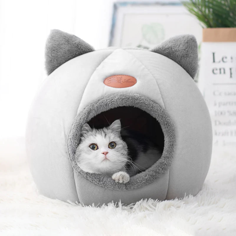Cama Cueva Acolchada para Gatos - vista 3