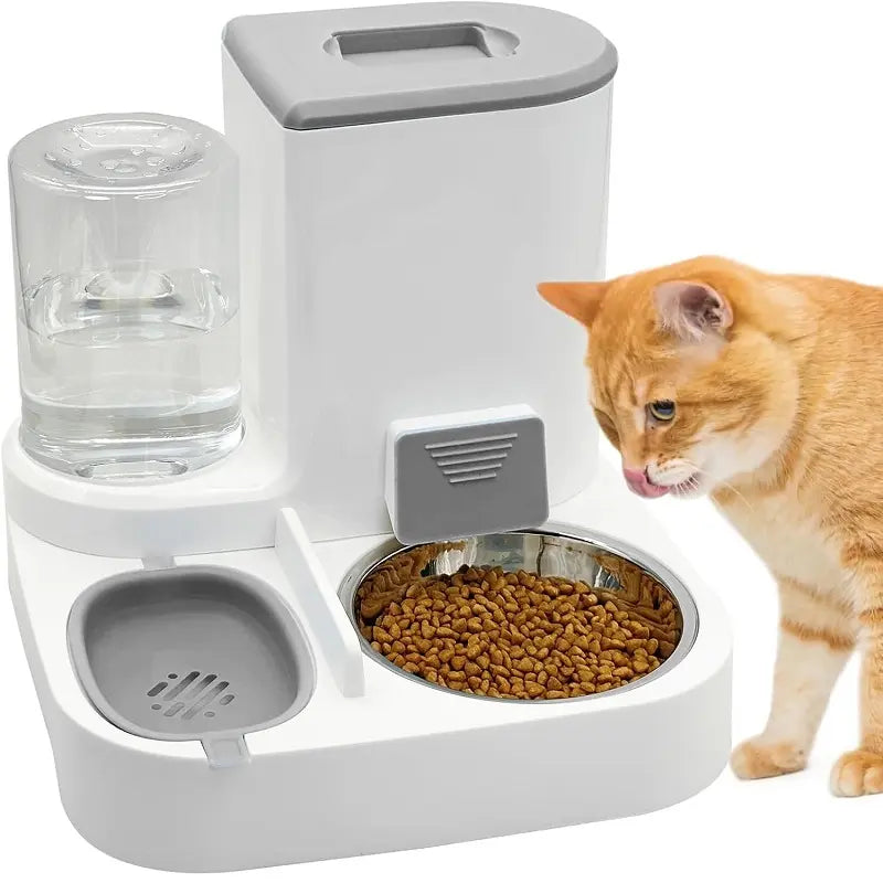 Dispensador automático de comida y agua para mascotas