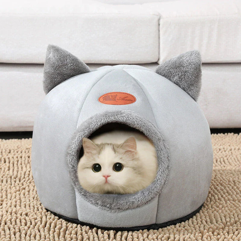 Cama Cueva Acolchada para Gatos - vista 4